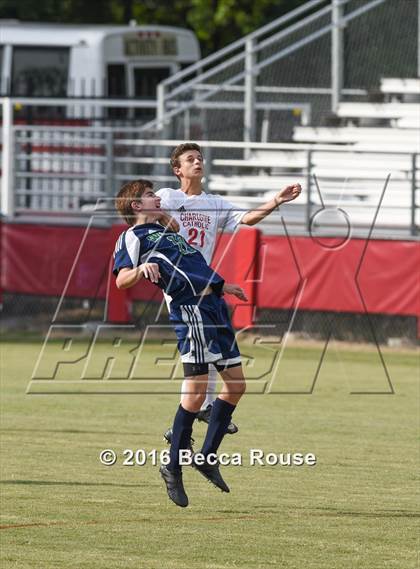Thumbnail 1 in Charlotte Catholic vs Weddington photogallery.