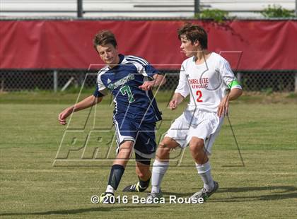 Thumbnail 1 in Charlotte Catholic vs Weddington photogallery.