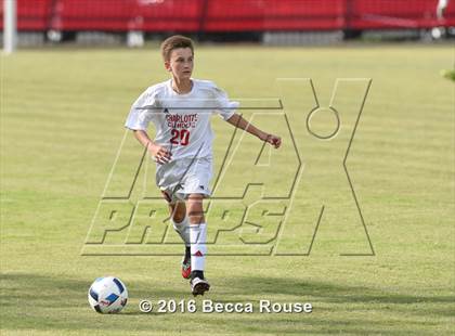 Thumbnail 2 in Charlotte Catholic vs Weddington photogallery.