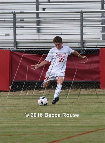 Thumbnail 1 in Charlotte Catholic vs Weddington photogallery.