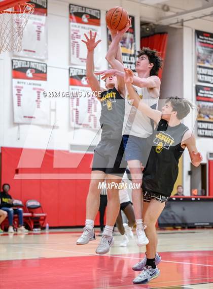 Thumbnail 1 in McQuaid Jesuit vs Marcus Whitman (Preseason) photogallery.