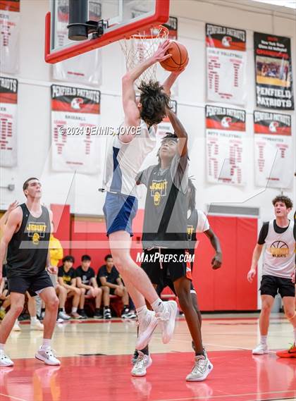 Thumbnail 2 in McQuaid Jesuit vs Marcus Whitman (Preseason) photogallery.