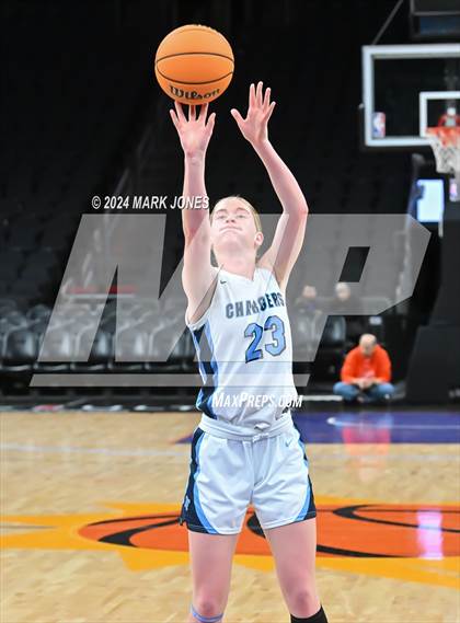 Thumbnail 2 in Arete Prep vs. Benjamin Franklin (Hoopin' It Up At The Arena) photogallery.