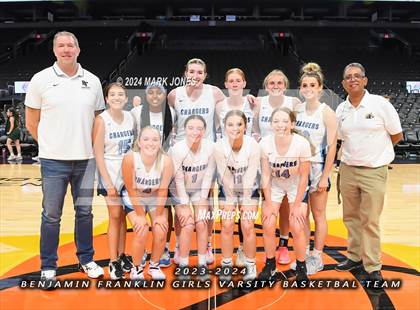 Thumbnail 3 in Arete Prep vs. Benjamin Franklin (Hoopin' It Up At The Arena) photogallery.