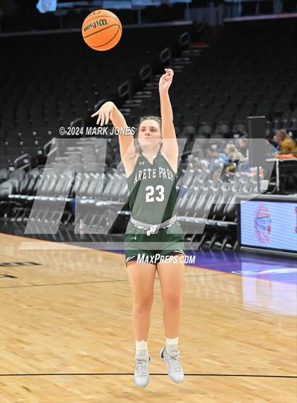 Thumbnail 3 in Arete Prep vs. Benjamin Franklin (Hoopin' It Up At The Arena) photogallery.
