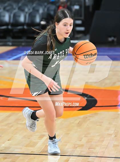 Thumbnail 1 in Arete Prep vs. Benjamin Franklin (Hoopin' It Up At The Arena) photogallery.