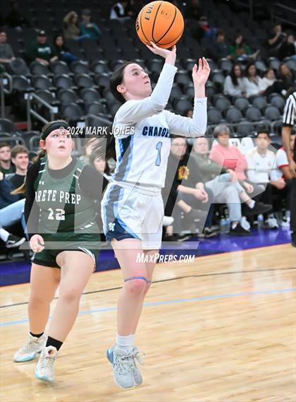 Thumbnail 1 in Arete Prep vs. Benjamin Franklin (Hoopin' It Up At The Arena) photogallery.
