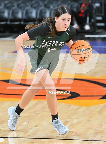Thumbnail 3 in Arete Prep vs. Benjamin Franklin (Hoopin' It Up At The Arena) photogallery.