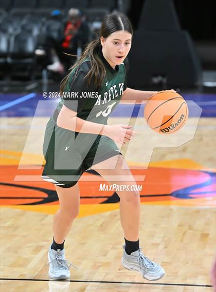 Thumbnail 2 in Arete Prep vs. Benjamin Franklin (Hoopin' It Up At The Arena) photogallery.
