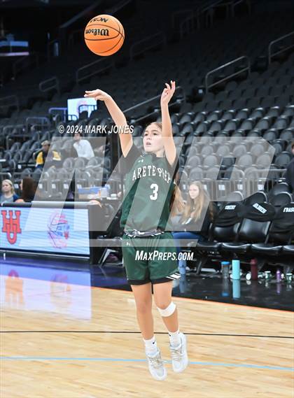 Thumbnail 3 in Arete Prep vs. Benjamin Franklin (Hoopin' It Up At The Arena) photogallery.