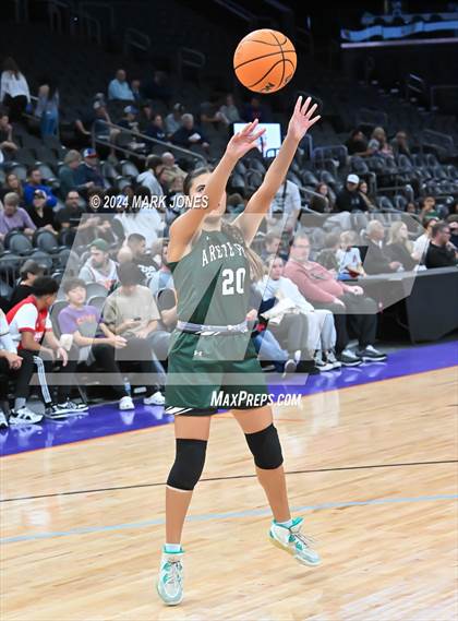 Thumbnail 3 in Arete Prep vs. Benjamin Franklin (Hoopin' It Up At The Arena) photogallery.