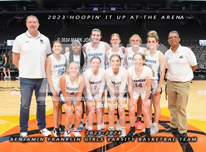 Thumbnail 2 in Arete Prep vs. Benjamin Franklin (Hoopin' It Up At The Arena) photogallery.