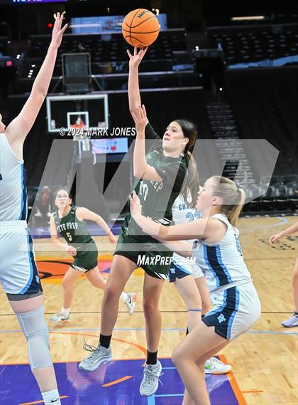 Thumbnail 1 in Arete Prep vs. Benjamin Franklin (Hoopin' It Up At The Arena) photogallery.