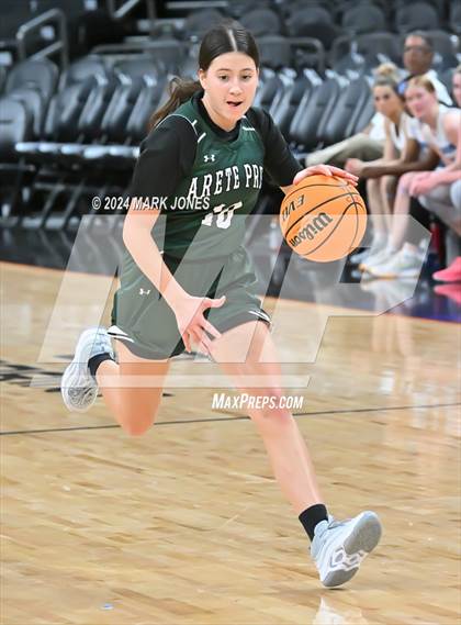 Thumbnail 3 in Arete Prep vs. Benjamin Franklin (Hoopin' It Up At The Arena) photogallery.