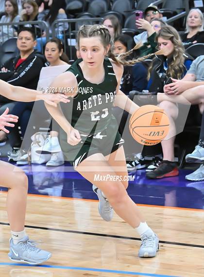 Thumbnail 1 in Arete Prep vs. Benjamin Franklin (Hoopin' It Up At The Arena) photogallery.