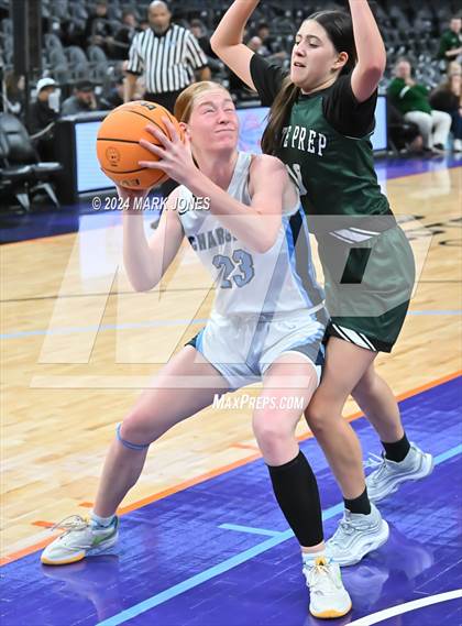 Thumbnail 1 in Arete Prep vs. Benjamin Franklin (Hoopin' It Up At The Arena) photogallery.