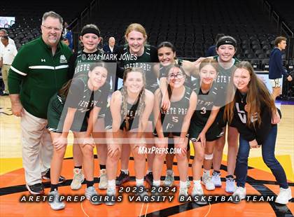 Thumbnail 3 in Arete Prep vs. Benjamin Franklin (Hoopin' It Up At The Arena) photogallery.