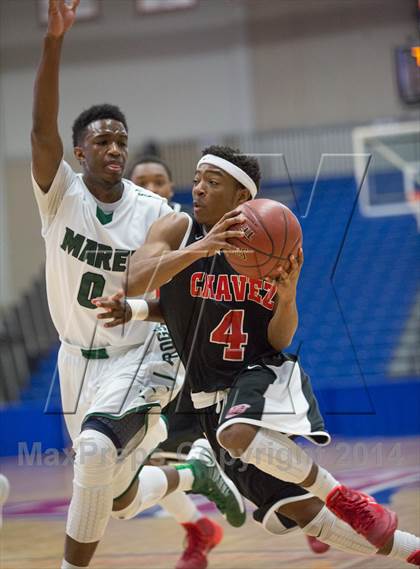Thumbnail 1 in Cesar Chavez vs Maret (DCSAA Semifinal) photogallery.