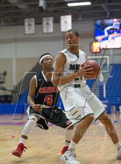 Thumbnail 3 in Cesar Chavez vs Maret (DCSAA Semifinal) photogallery.