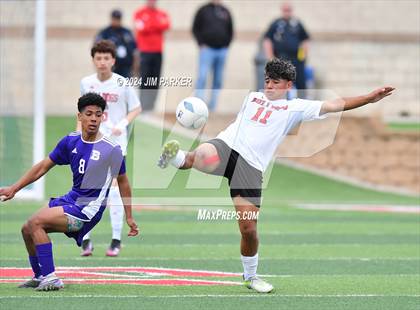 Thumbnail 3 in Boerne vs. Kilgore (UIL 4A Soccer Semifinal) photogallery.