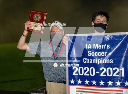 Thumbnail 2 in Pine Lake Preparatory vs. Franklin Academy (3 of 3 - NCHSAA 1A Final - Team Photos, Pre-Game, Post-Game, and Awards) photogallery.
