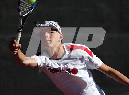 Thumbnail 3 in CHSAA 5A Tennis Championships photogallery.