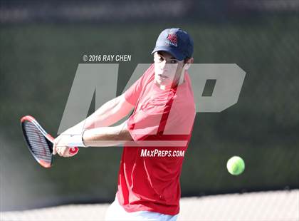 Thumbnail 3 in CHSAA 5A Tennis Championships photogallery.