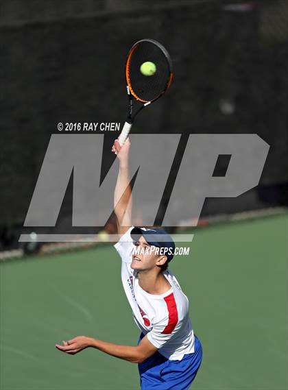 Thumbnail 3 in CHSAA 5A Tennis Championships photogallery.