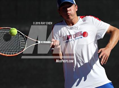 Thumbnail 2 in CHSAA 5A Tennis Championships photogallery.