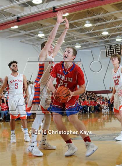 Thumbnail 1 in Woodlawn vs Christopher (Sesser-Valier Holiday Tournament) photogallery.