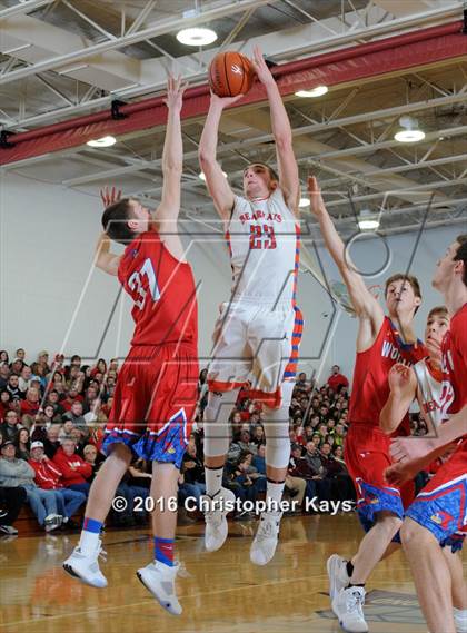 Thumbnail 3 in Woodlawn vs Christopher (Sesser-Valier Holiday Tournament) photogallery.