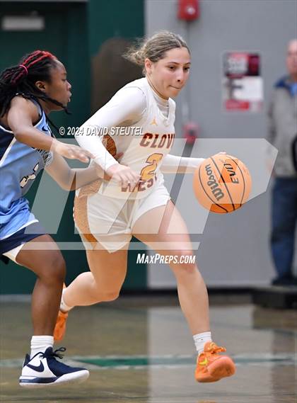 Thumbnail 2 in Centennial vs. Clovis West (St. Mary's MLK Showcase) photogallery.