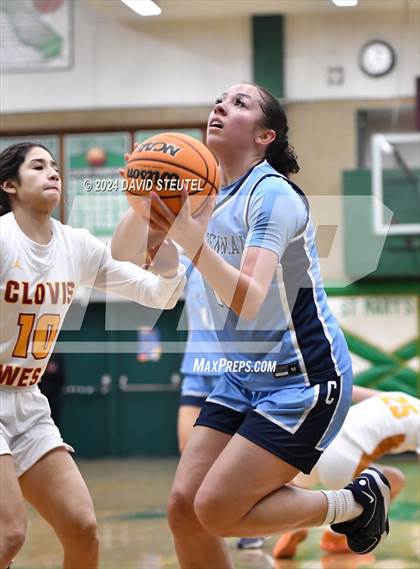 Thumbnail 2 in Centennial vs. Clovis West (St. Mary's MLK Showcase) photogallery.