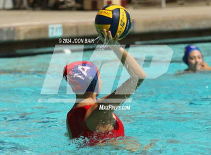Thumbnail 1 in Carlmont vs St. Ignatius College Preparatory (Amanda MacDonald Tournament) photogallery.