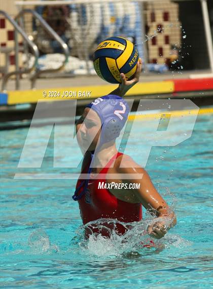 Thumbnail 1 in Carlmont vs St. Ignatius College Preparatory (Amanda MacDonald Tournament) photogallery.