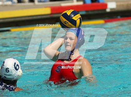 Thumbnail 3 in Carlmont vs St. Ignatius College Preparatory (Amanda MacDonald Tournament) photogallery.