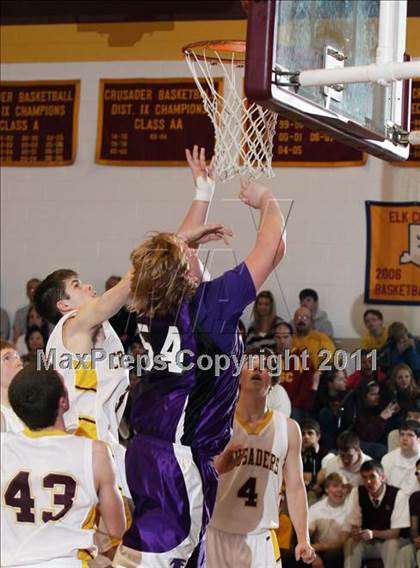 Thumbnail 3 in Coudersport @ Elk County Catholic (District IX A Quarterfinal) photogallery.