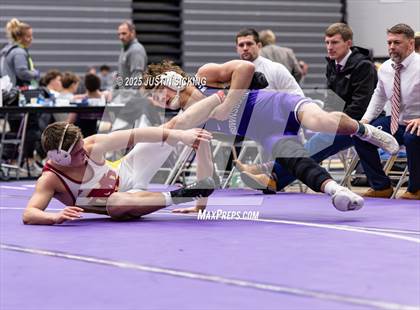 Thumbnail 1 in Brownsburg vs. Evansville Mater Dei (IHSWCA 4A Semifinal) photogallery.