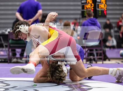 Thumbnail 2 in Brownsburg vs. Evansville Mater Dei (IHSWCA 4A Semifinal) photogallery.