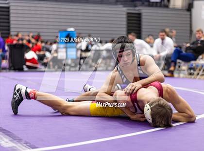 Thumbnail 2 in Brownsburg vs. Evansville Mater Dei (IHSWCA 4A Semifinal) photogallery.