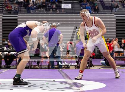 Thumbnail 2 in Brownsburg vs. Evansville Mater Dei (IHSWCA 4A Semifinal) photogallery.