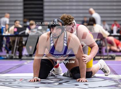 Thumbnail 3 in Brownsburg vs. Evansville Mater Dei (IHSWCA 4A Semifinal) photogallery.