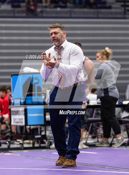 Thumbnail 2 in Brownsburg vs. Evansville Mater Dei (IHSWCA 4A Semifinal) photogallery.