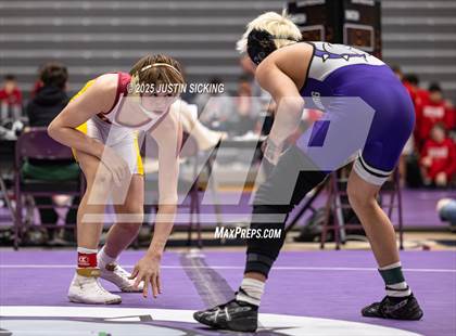 Thumbnail 3 in Brownsburg vs. Evansville Mater Dei (IHSWCA 4A Semifinal) photogallery.