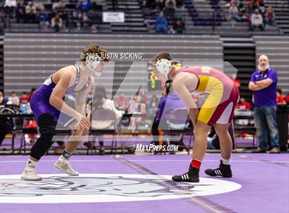 Thumbnail 3 in Brownsburg vs. Evansville Mater Dei (IHSWCA 4A Semifinal) photogallery.