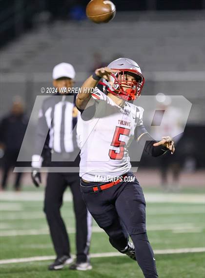 Thumbnail 1 in Lincoln @ Monterey Trail (CIF SJS D1 Playoff Round 1) photogallery.