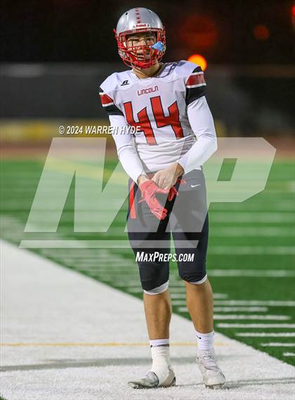 Thumbnail 2 in Lincoln @ Monterey Trail (CIF SJS D1 Playoff Round 1) photogallery.