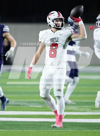 Thumbnail 1 in Argyle vs Walnut Grove (UIL Football 5A Division II Regional Semifinal) photogallery.