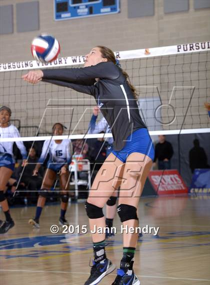 Thumbnail 2 in Upland Christian Academy vs. Branson (CIF State D5 Final) photogallery.