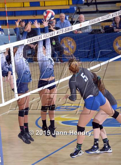 Thumbnail 2 in Upland Christian Academy vs. Branson (CIF State D5 Final) photogallery.
